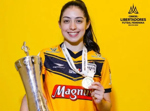 A atleta, que foi campeã da Copa Libertadores da América 2022