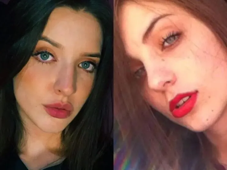 As jovens Pamela Sitnek, de 19 anos, e Gabrielly Sobota, de 22 anos