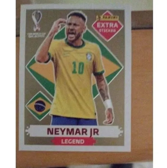 É o caso do cromo especial de Neymar, vendido a incríveis R$ 9 mil na plataforma Mercado Livre