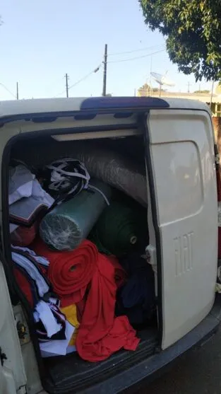 PM recuperou 250 quilos de malhas furtados em Apucarana