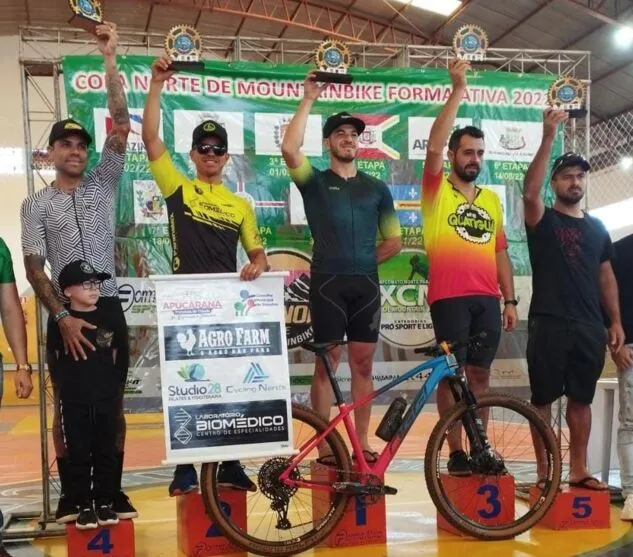 Seis ciclistas de Apucarana se destacaram na prova