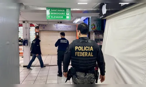 PF realiza operação de busca e apreensão no camelódromo de Londrina