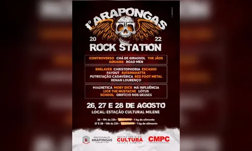 1º Arapongas Rock Station acontece neste final de semana