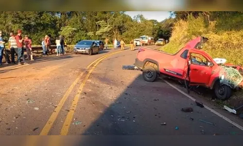 Motorista morre e passageiro fica ferido em grave acidente