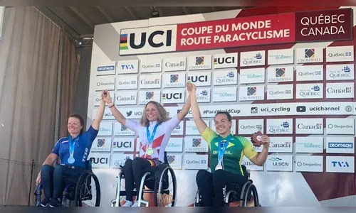 Jandaiense conquista bronze na Copa do Mundo de ciclismo paralímpico