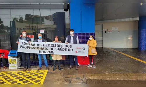 Sindicato realiza ato de repúdio por demissões no Honpar; saiba mais