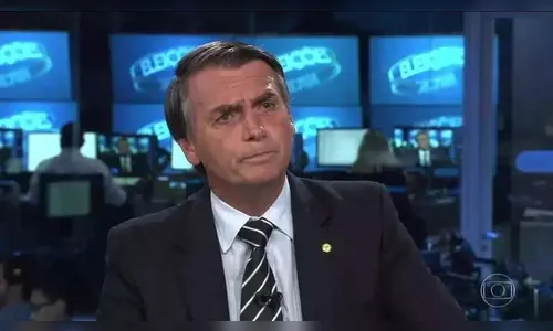 Jair Bolsonaro participa de sabatina no Jornal Nacional nesta segunda