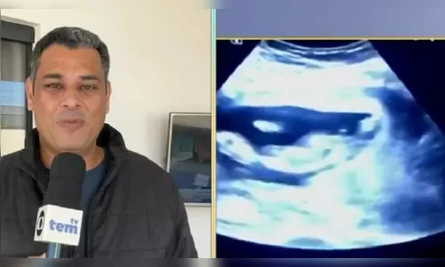 Repórter descobre ao vivo que vai ser pai de um menino; assista