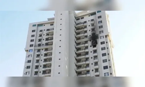 Bombeiro de folga salva idoso durante incêndio em apartamento