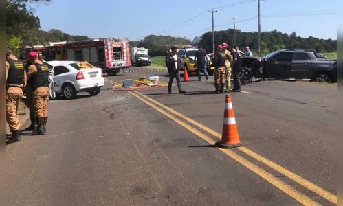 Motorista morre em acidente no PR; carro estava carregado com maconha