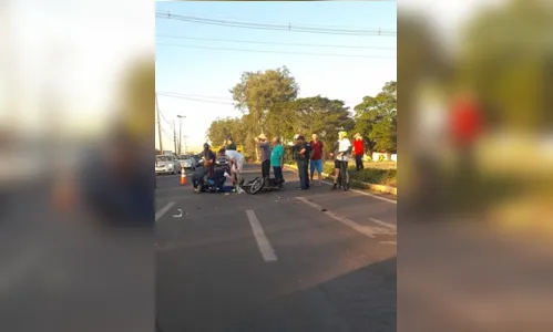 Acidente entre moto e caminhão causa uma morte em Rolândia