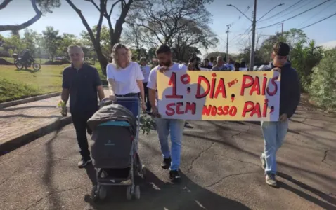 Ato pela paz foi realizado neste Dia dos Pais