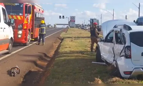 Homem fica em estado grave em acidente na PR-444