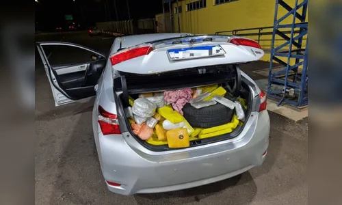 Mulher é presa transportando skunk, haxixe e maconha, em Mandaguari