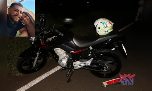 Região: casal de namorados morre atropelado após sofrer queda de moto