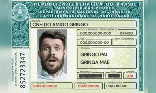 Golpista apresenta CNH bizarra ao INSS na tentativa de se aposentar