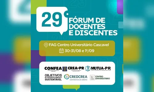 Fórum de Docentes e Discentes do Crea-PR começa nesta terça