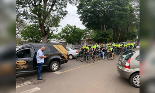 Ciclista que morreu em acidente é homenageado em Apucarana; Veja