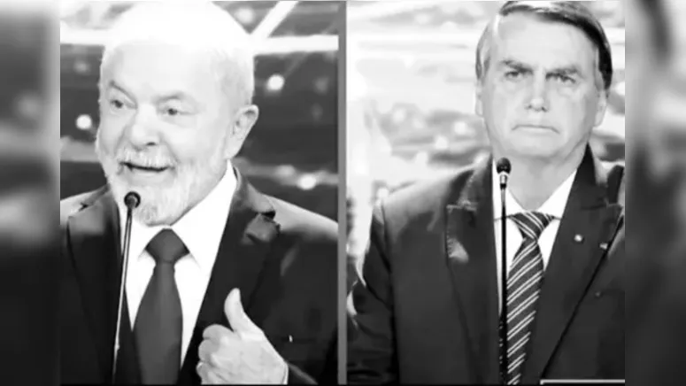 O ex-presidente Luiz Inácio Lula da Silva (PT) e o presidente Jair Bolsonaro (PL)