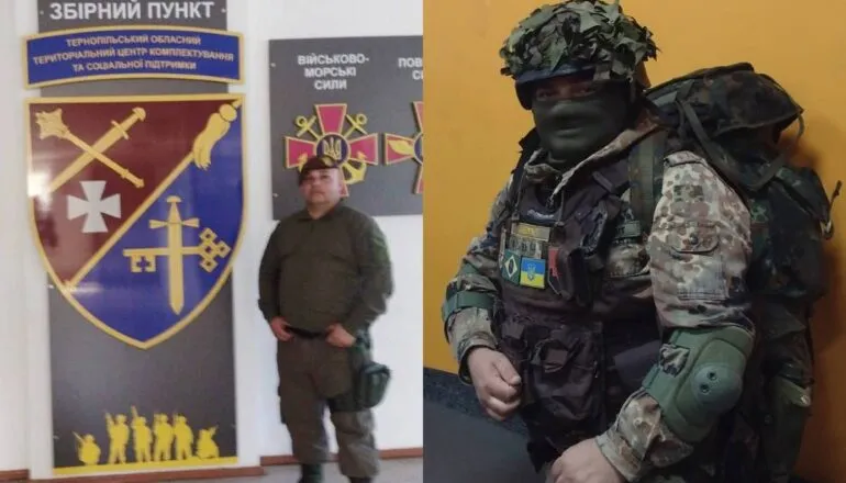 Ganzert faz parte da Legião Internacional de Defesa Territorial da Ucrânia