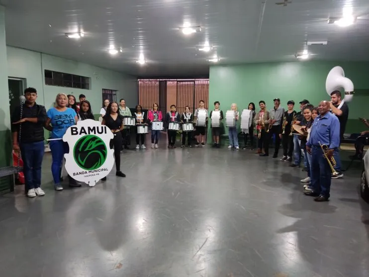 Os ensaios da banda ocorrem no Projeto Renascer nas segundas, quartas e sextas-feiras