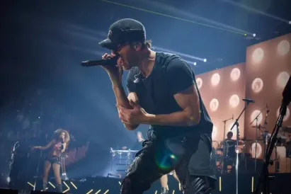 Enrique Iglesias durante show em Las Vegas