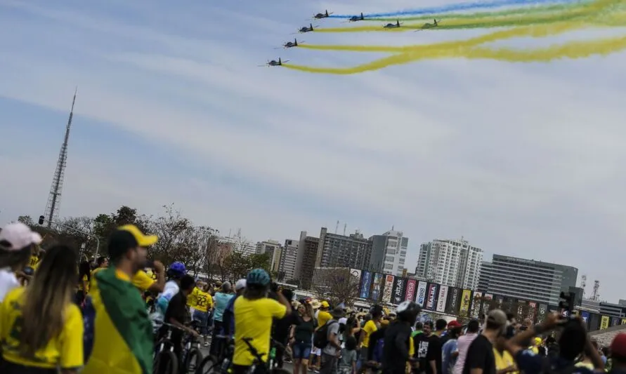 O desfile ocorreu após um hiato de dois anos devido à pandemia de covid-19.