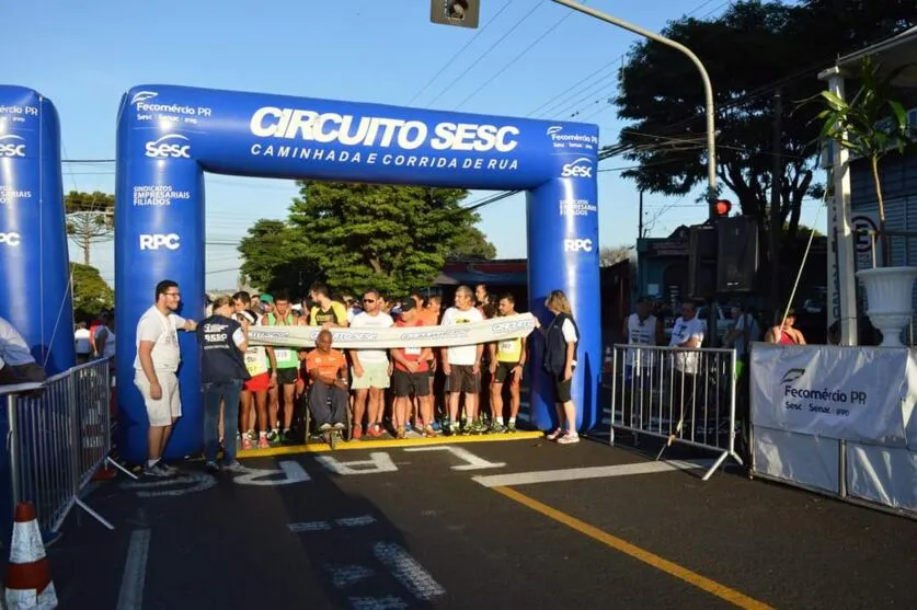 O evento esportivo tem também uma caminhada de 3 quilômetros, com início às 8h30