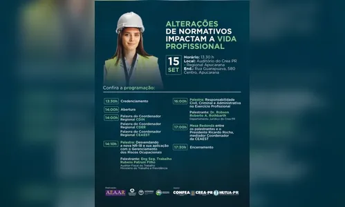 Crea-PR e Entidades promovem tarde de capacitação em Apucarana