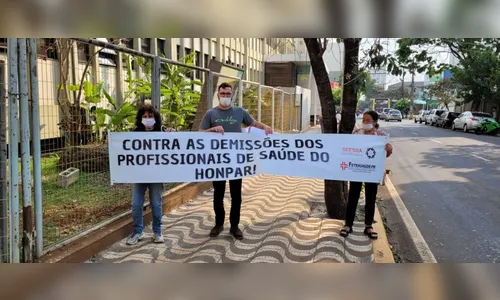 Manifestação dos enfermeiros tem baixa adesão em Apucarana