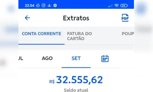 Casal devolve R$ 32 mil após receber transferência por engano