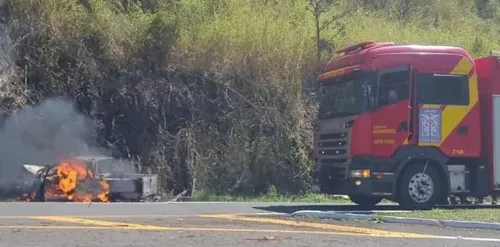 A vítima dirigia um Fiat Strada e bateu contra uma pedra na marginal da rodovia