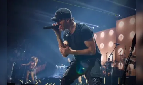 Enrique Iglesias durante show em Las Vegas