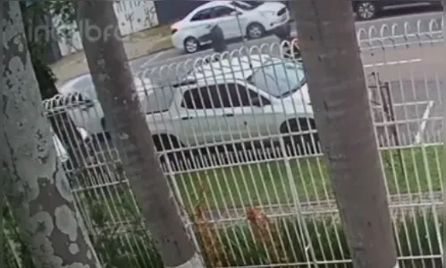 Imagens de monitoramento mostram PM atirando contra mulher no PR; veja