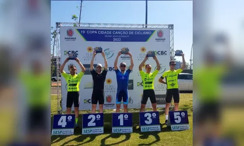 Ciclista de Faxinal é campeão de prova em Maringá
