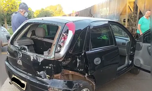 Trem atinge traseira de carro em Apucarana; saiba mais