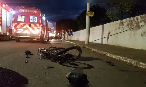 Acidente entre bicicleta e ônibus deixa dois mortos no Paraná