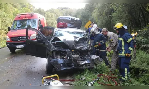 Mulher fica em estado grave após acidente na PR-153
