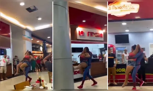 Inusitado: homem-aranha viraliza ao separar briga em shopping; vídeo