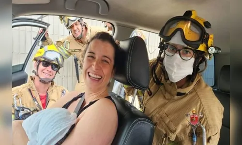 Com ajuda do Corpo de Bombeiros, mãe dá à luz em carro no DF