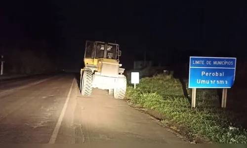 Homem é preso suspeito de furtar trator de duplicação no Paraná