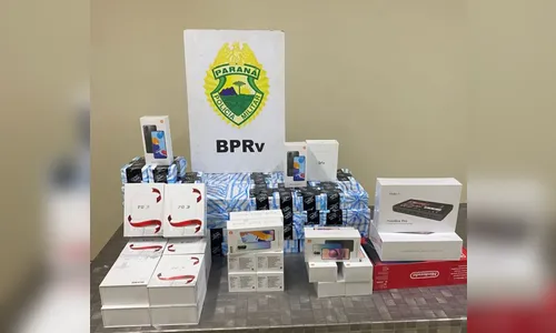 PRE apreende mais de 100 celulares contrabandeados em Arapongas