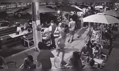 Clientes confundem turma de crossfit com arrastão e fogem de bar; veja