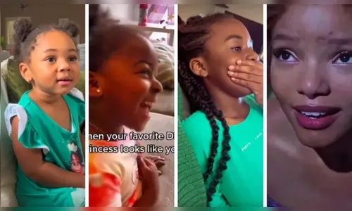 Meninas negras se emocionam com teaser de ‘A Pequena Sereia’; vídeo