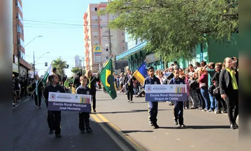Desfile cívico em Arapongas será neste domingo (11)