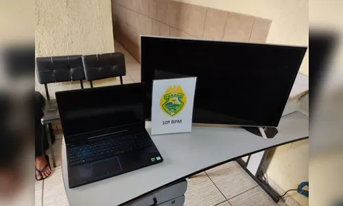 Polícia recupera objetos e prende dois jovens por furto em Apucarana