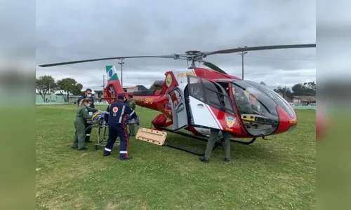 Jovem socorrido em estado grave foi obrigado a segurar cabo de energia