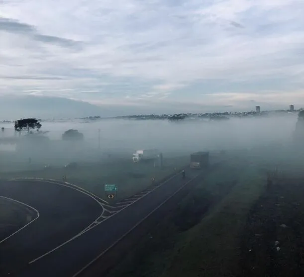 A mínima prevista para esta terça é de 15ºC