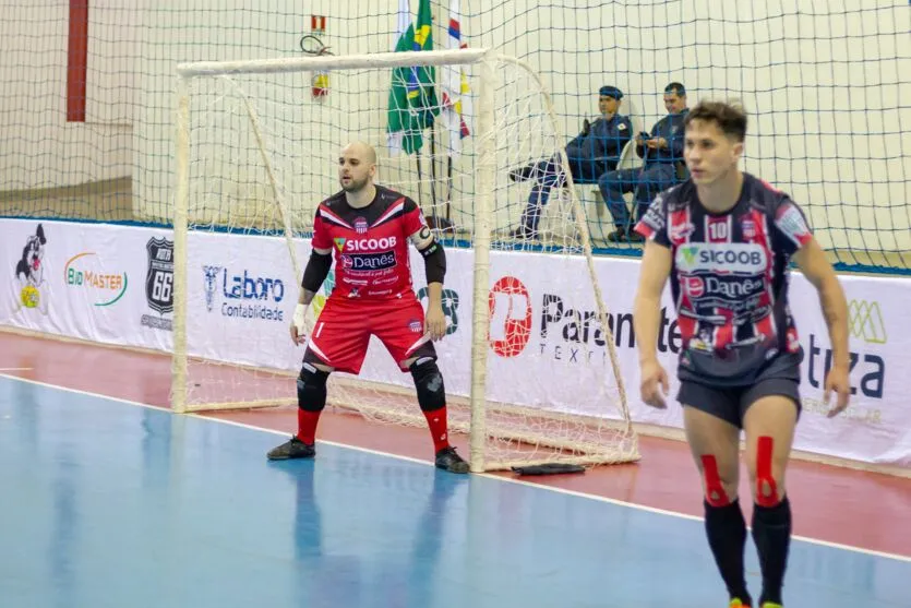 Gaburro e Luan do Apucarana Futsal