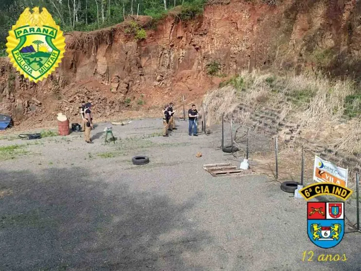 1º Torneio de Tiro da 6ª CIPM no Estande de Tiro localizado na Associação dos Policiais Militares (APOM)